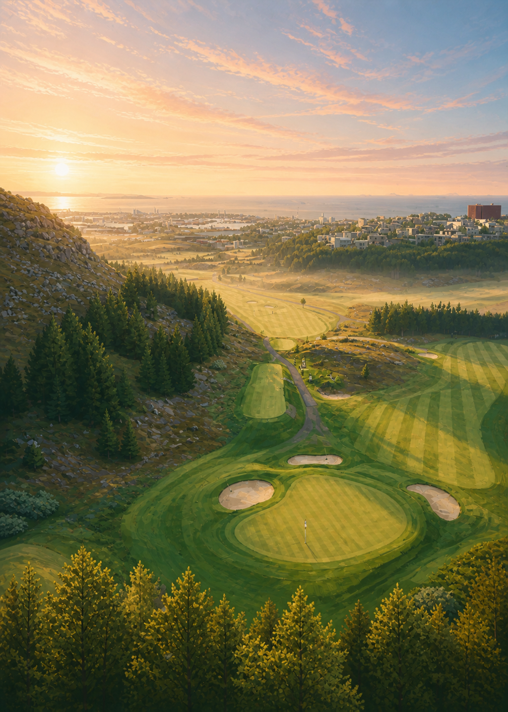 Grafarholt · Reykjavík — málverk