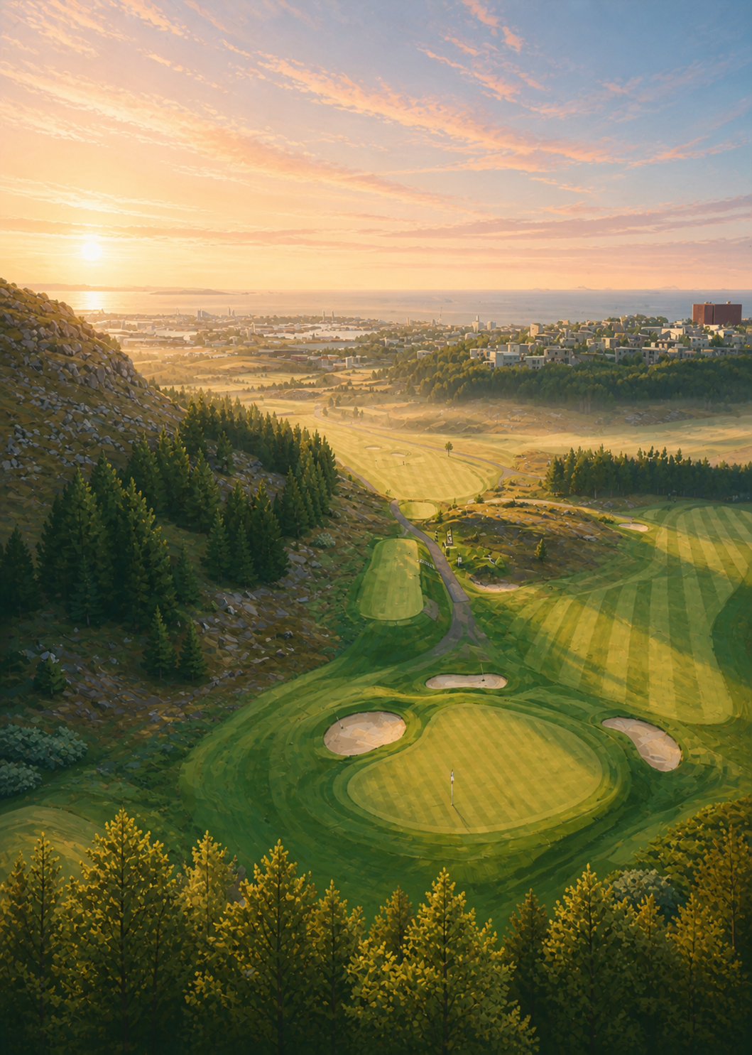 Grafarholt · Reykjavík — málverk